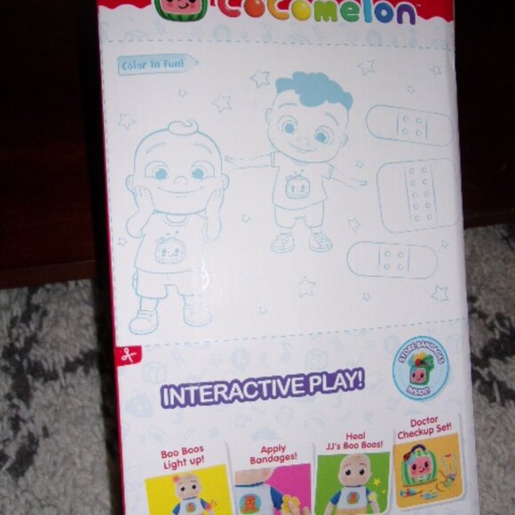 CoComelon Deluxe Boo Boo JJ 12" Plush With Accessories Interactive Play New - Picture 2 of 2